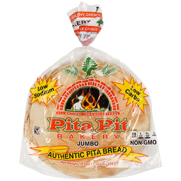 Authentic Pita Bread 18oz Pita Pit Bakery